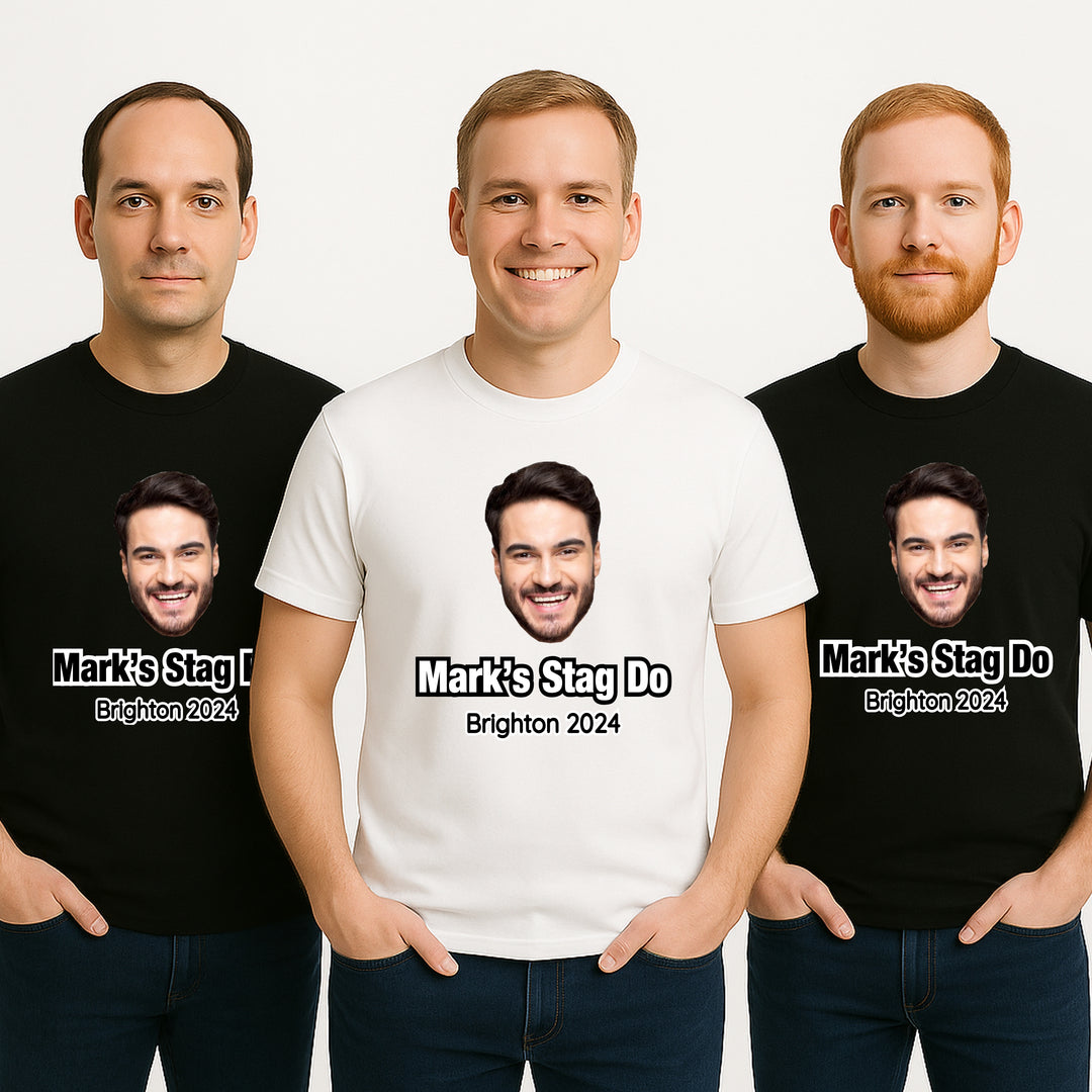 Personalised Photo Stag Do T-Shirts