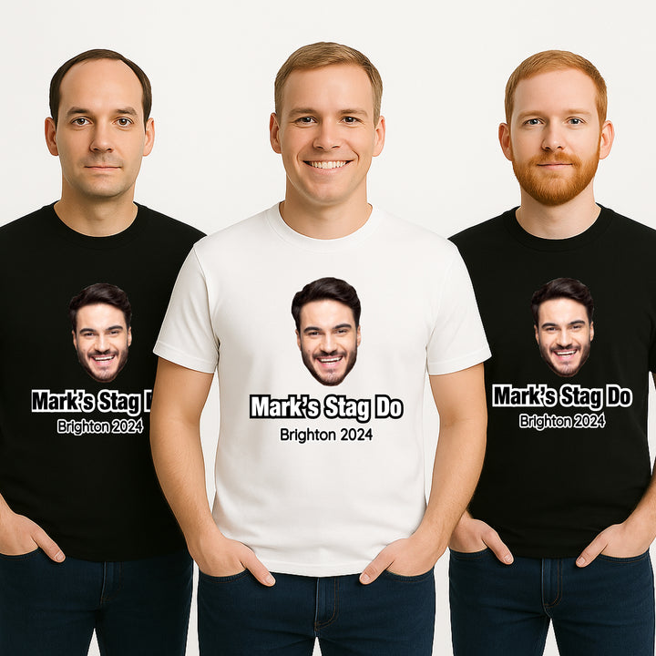 Personalised Photo Stag Do T-Shirts