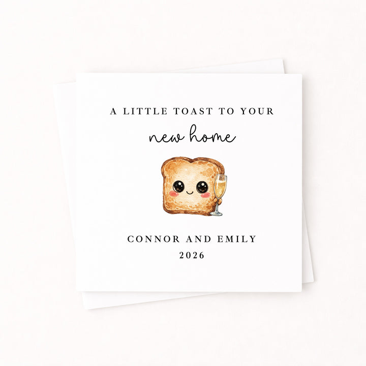 Personalised Housewarming a Toast To Your New Home Card