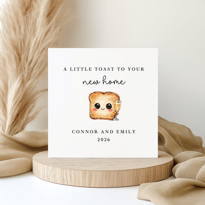 Personalised Housewarming a Toast To Your New Home Card