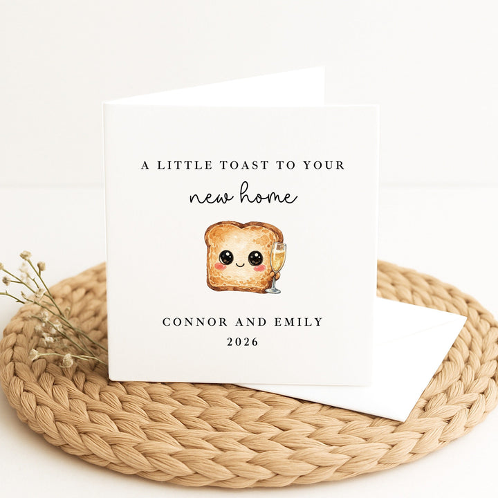 Personalised Housewarming a Toast To Your New Home Card