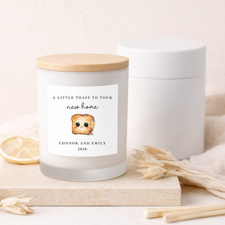 Personalised A Toast To Your New Home Candle
