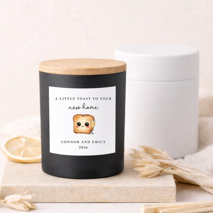 Personalised A Toast To Your New Home Candle