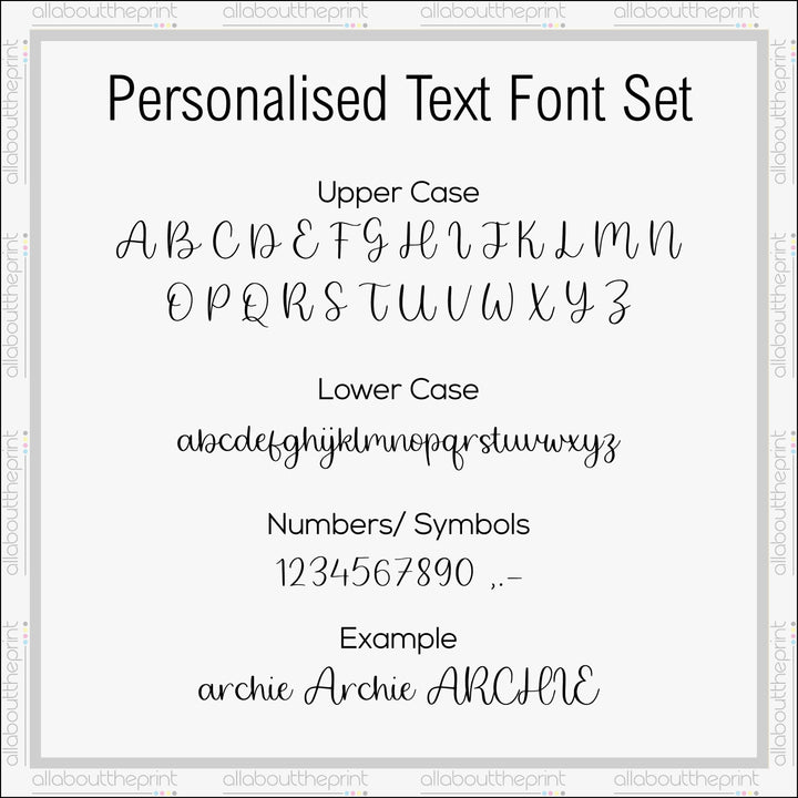 Personalised Nanny&