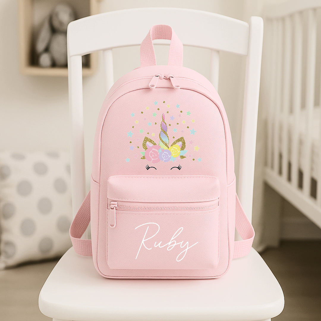 Personalised Star Unicrorn Toddler Backpack