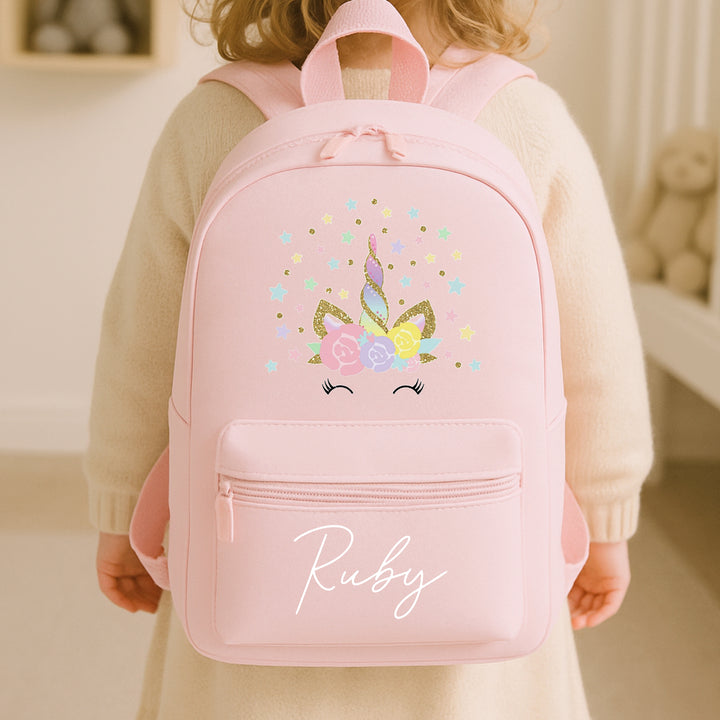 Personalised Star Unicrorn Toddler Backpack