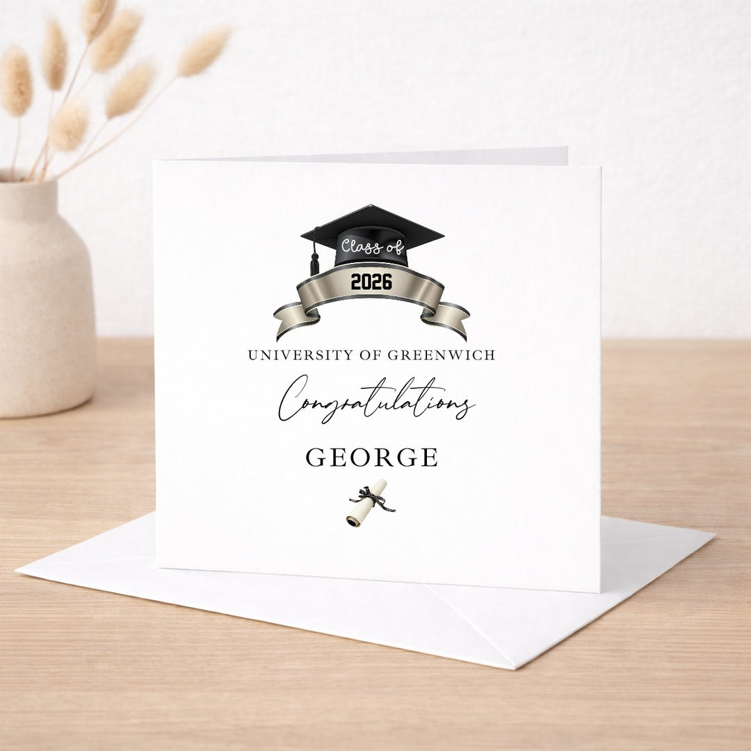 Personalised Graduation Card