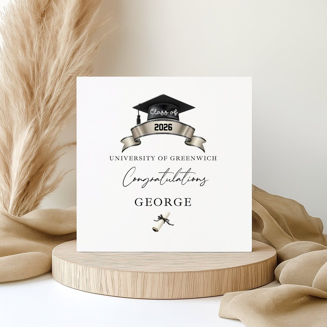 Personalised Graduation Card