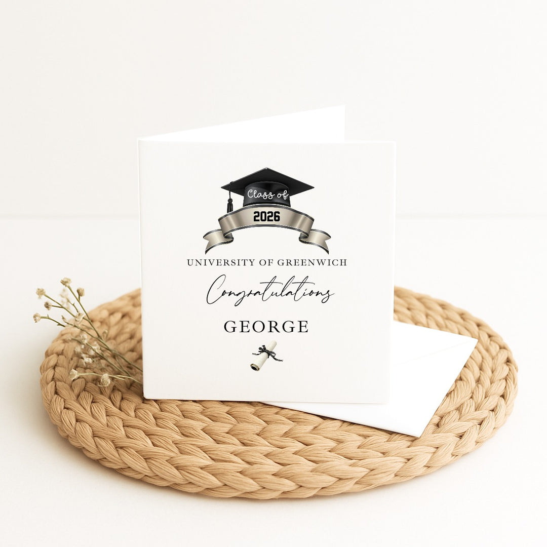 Personalised Graduation Card