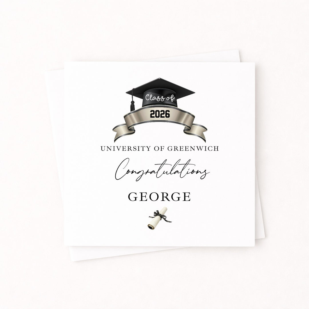 Personalised Graduation Card