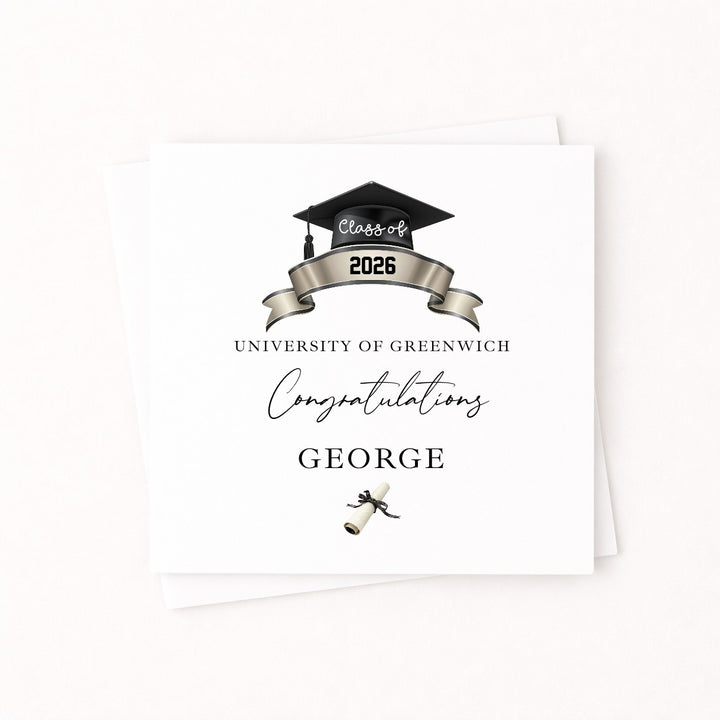 Personalised Graduation Card