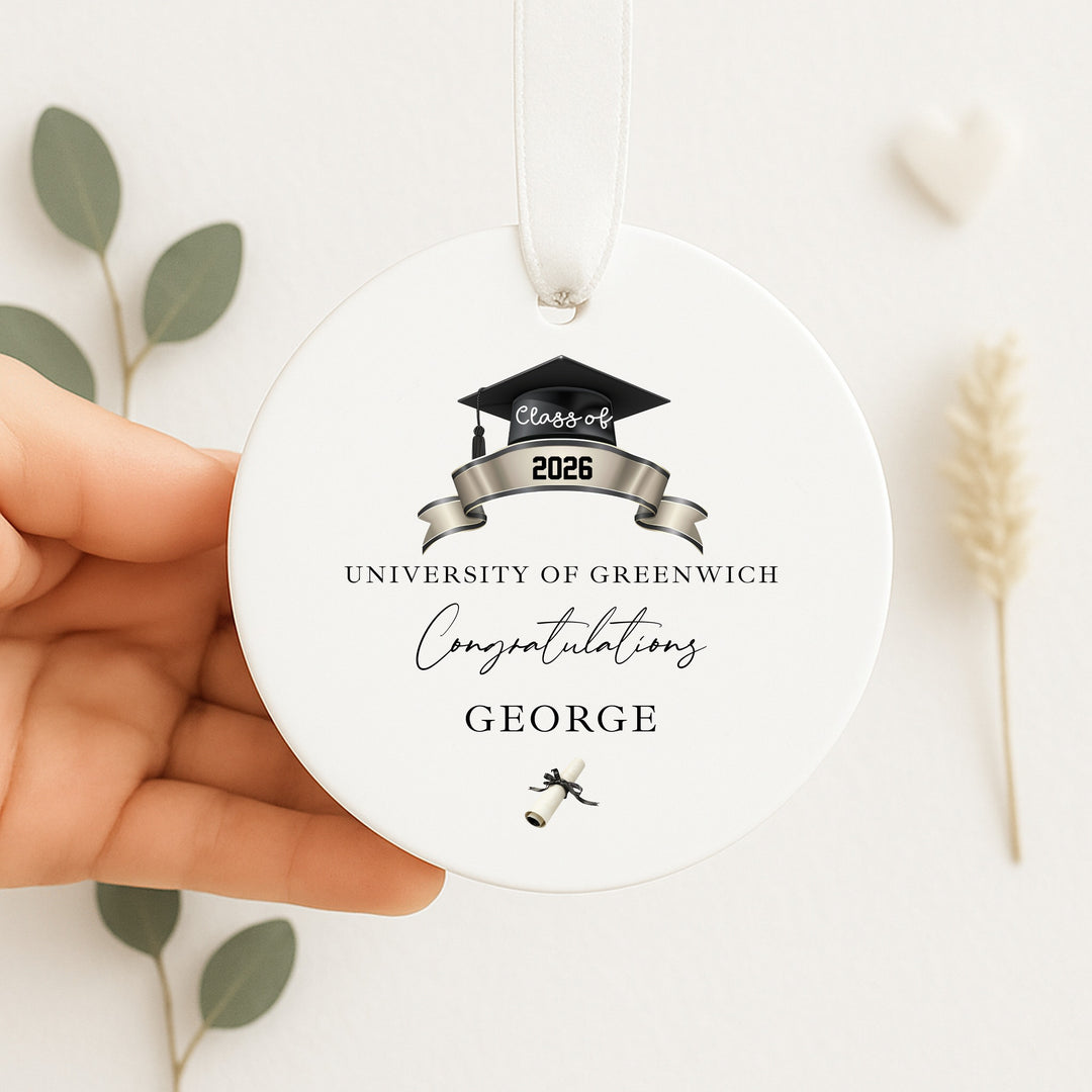Personalised Graduation Keepsake Ornament