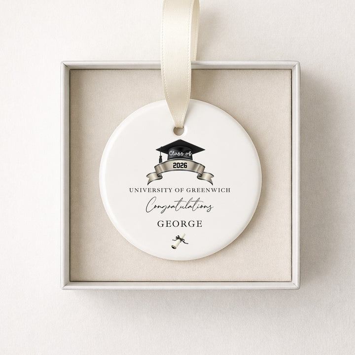 Personalised Graduation Keepsake Ornament