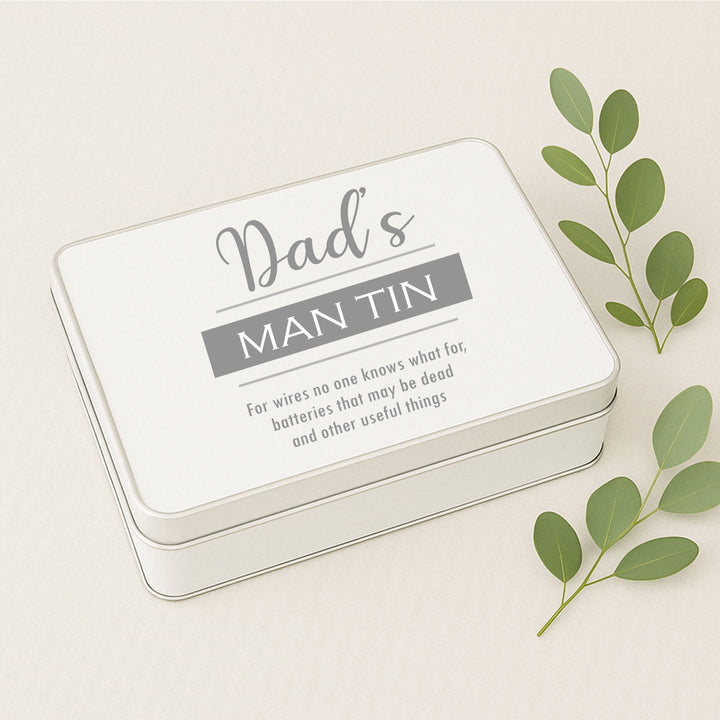 Personalised Dad’s Man Tin